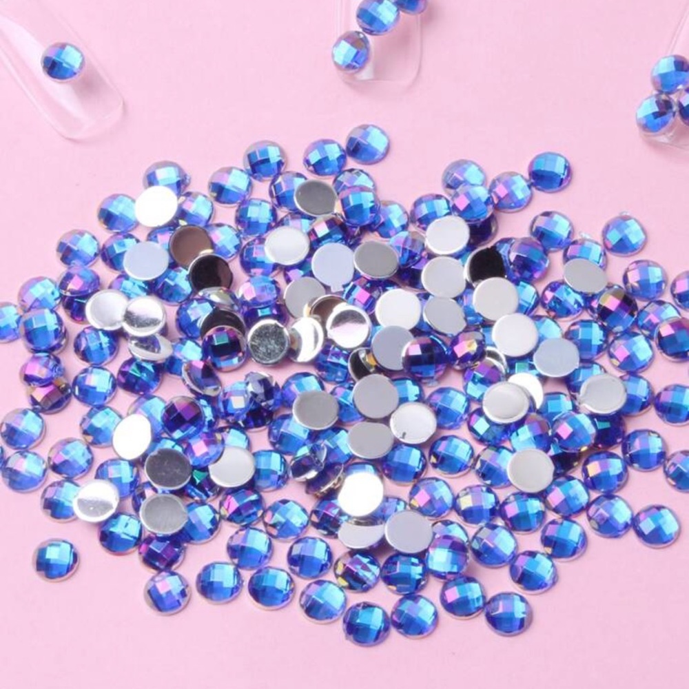 3 Packs of Blue/Purple Rhinestones